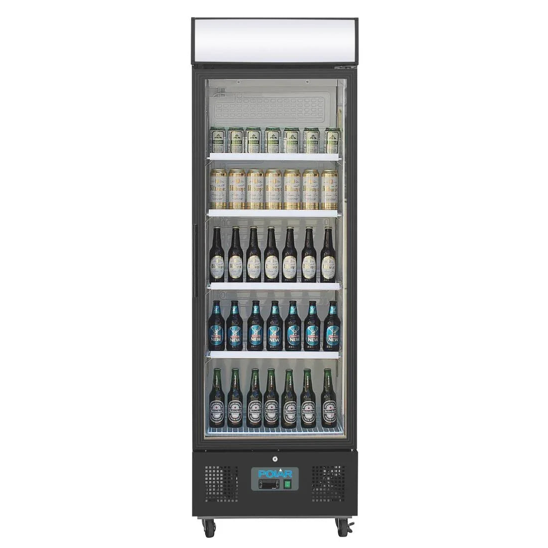 GH427 Polar G-Series Upright Display Fridge Black - 368Ltr GH427 - JD Catering Equipment Solutions Ltd