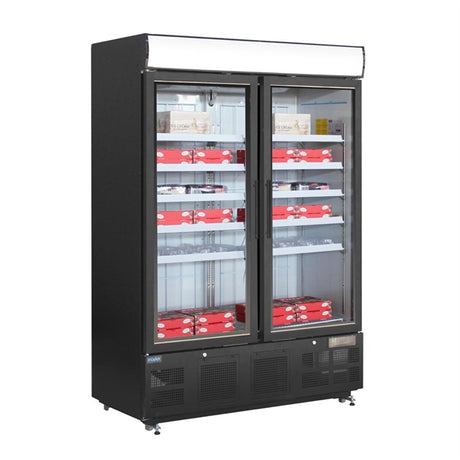 GH429 Polar G-Series Upright Display Freezer 920Ltr Black GH429