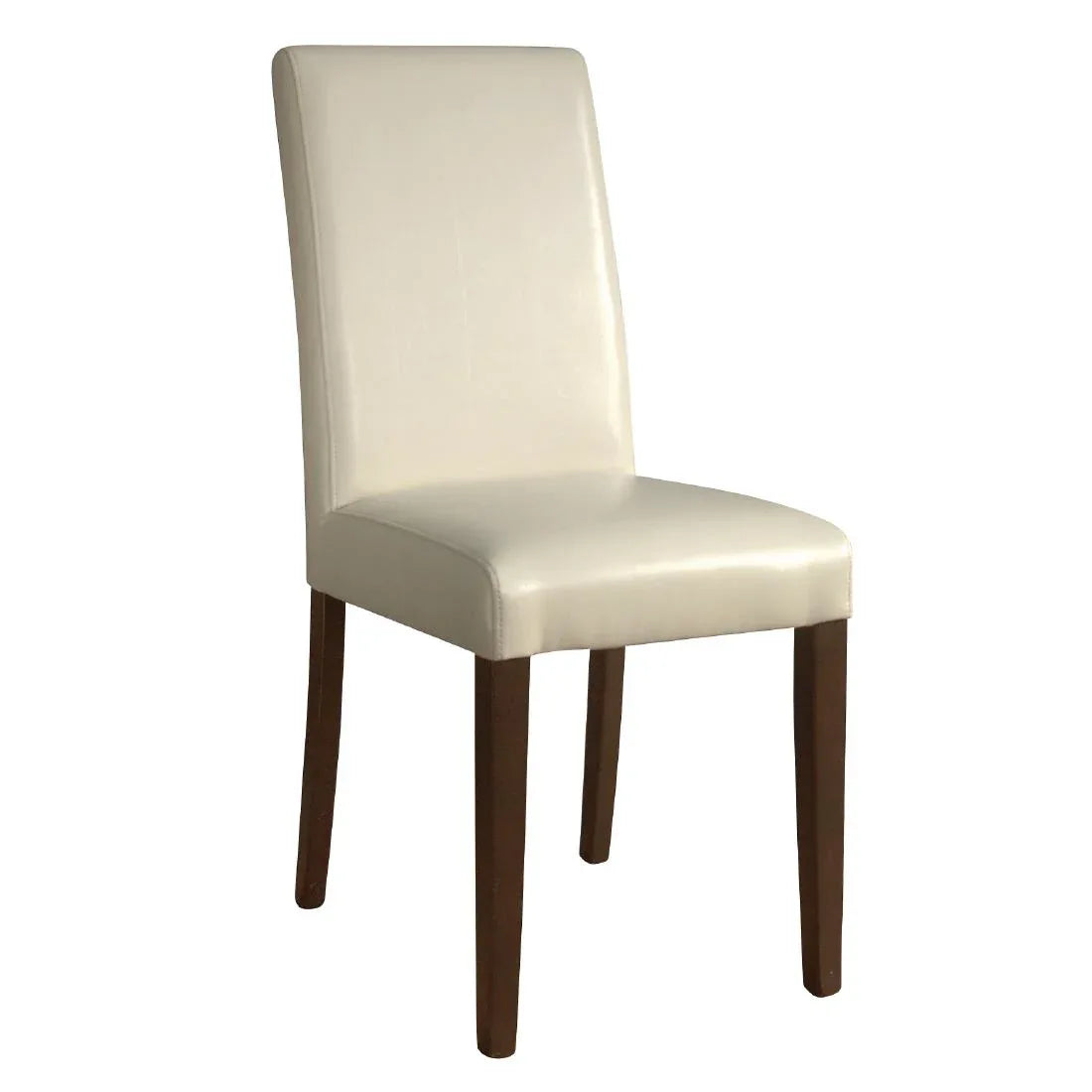 GH444 Bolero Faux Leather Dining Chairs Cream (Pack of 2) - JD Catering Equipment Solutions Ltd
