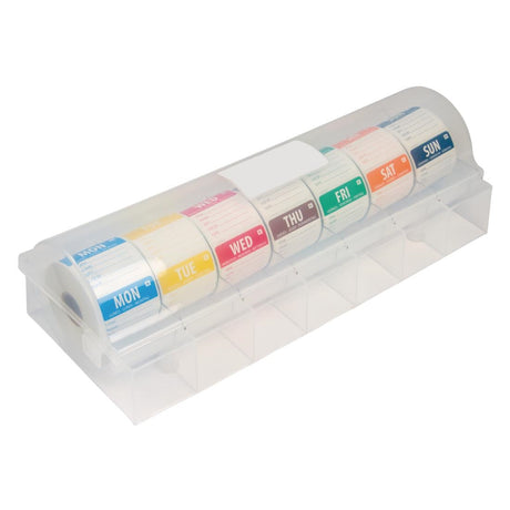 GH475 Dissolvable Colour Coded Food Labels with 2" Dispenser