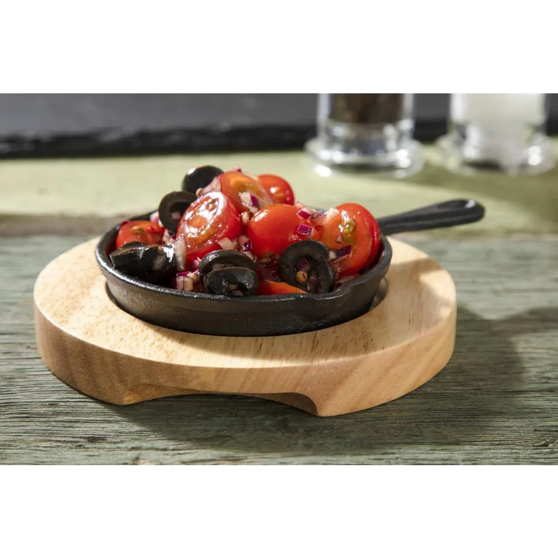 GJ552 Olympia Light Wooden Base 115mm - JD Catering Equipment Solutions Ltd