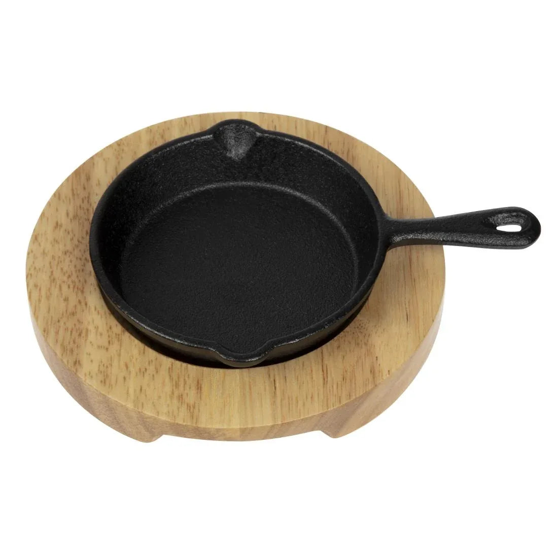 GJ553 Olympia Mini Cast Iron Round Pan 115mm - JD Catering Equipment Solutions Ltd