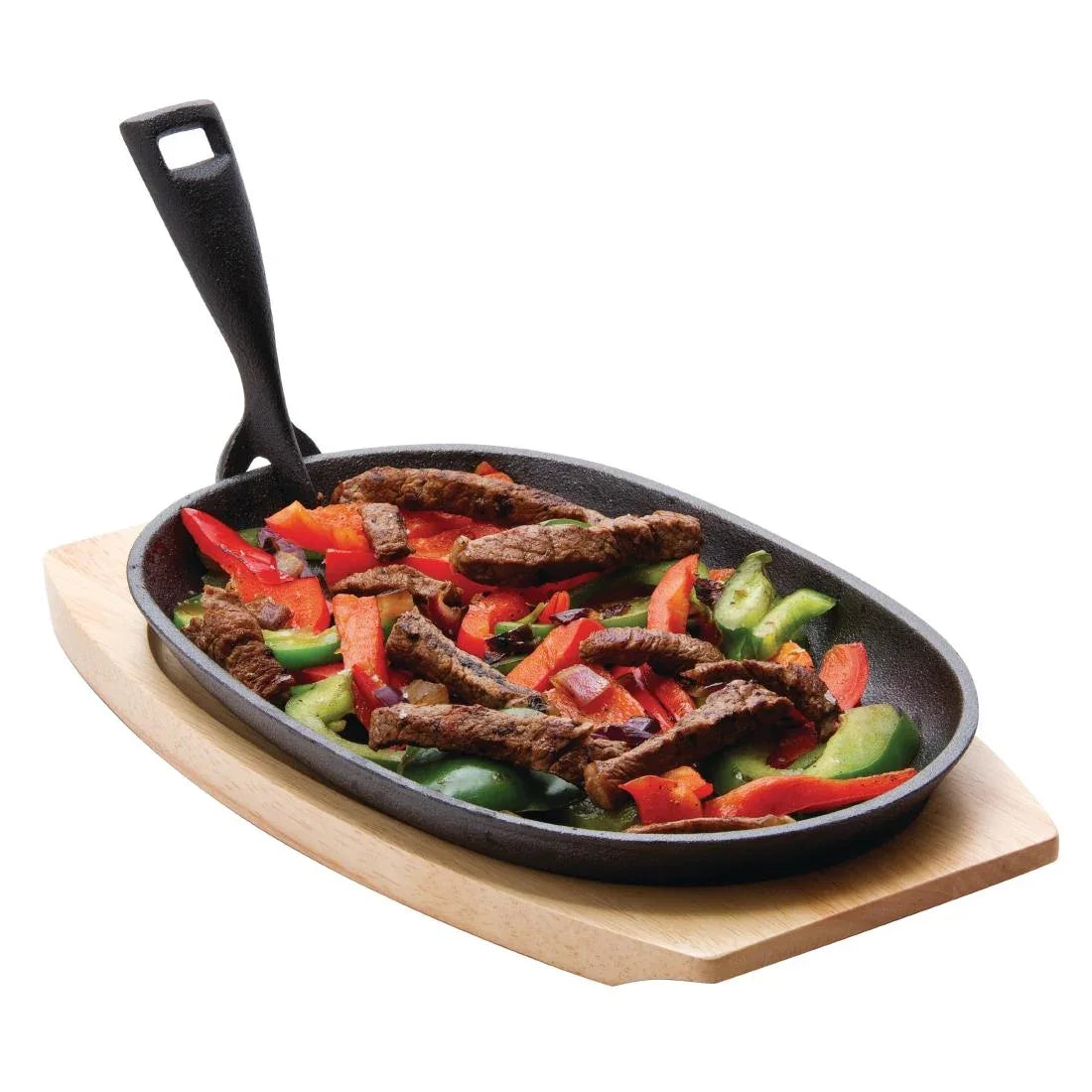 GJ557 Olympia Cast Iron Sizzle Platter - JD Catering Equipment Solutions Ltd