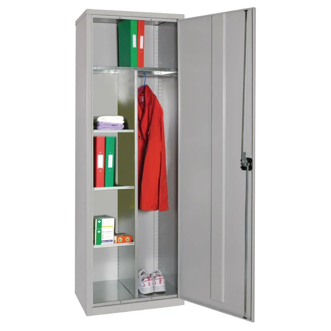 GJ784 Clothing And Equipment Locker Grey 610mm - JD Catering Equipment Solutions Ltd