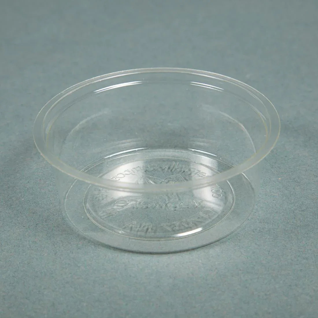 GK104 Vegware Compostable Cold Portion Pot Lids 59ml / 2oz and 118ml / 4oz - JD Catering Equipment Solutions Ltd