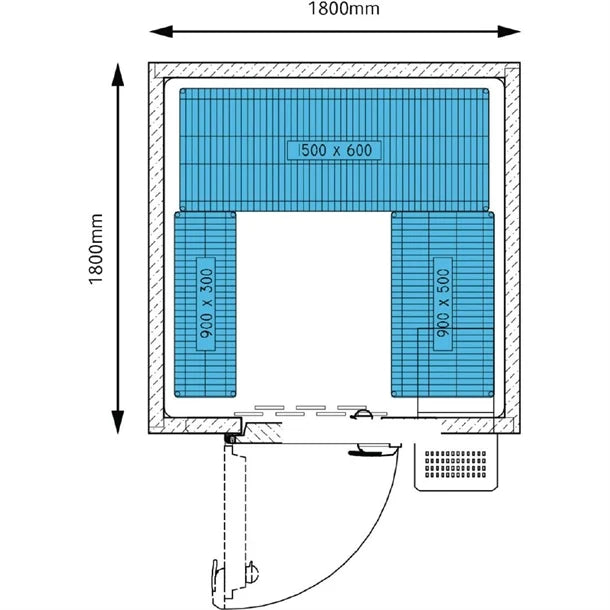 GK651 Foster Advantage Walk In Freezer Integral ADV1818 LT INT