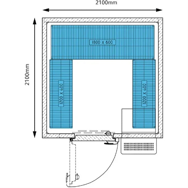 GK652 Foster Advantage Walk In Freezer Integral ADV2121 LT INT - JD Catering Equipment Solutions Ltd
