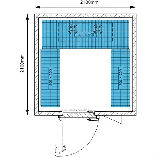 GK664 Foster Advantage Walk In Freezer Remote ADV2121 LT REM