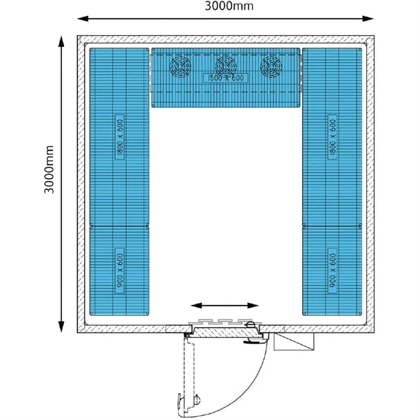 GK666 Foster Advantage Walk In Freezer Remote ADV3030 LT REM