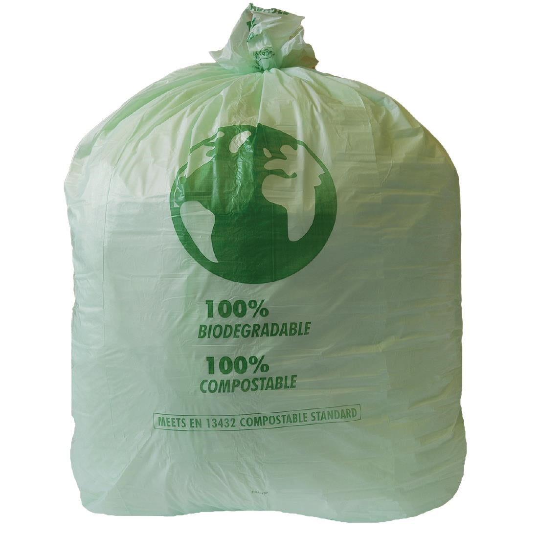 HW685 Jantex Green Compostable Bin Liners 90Ltr (20 Pack)
