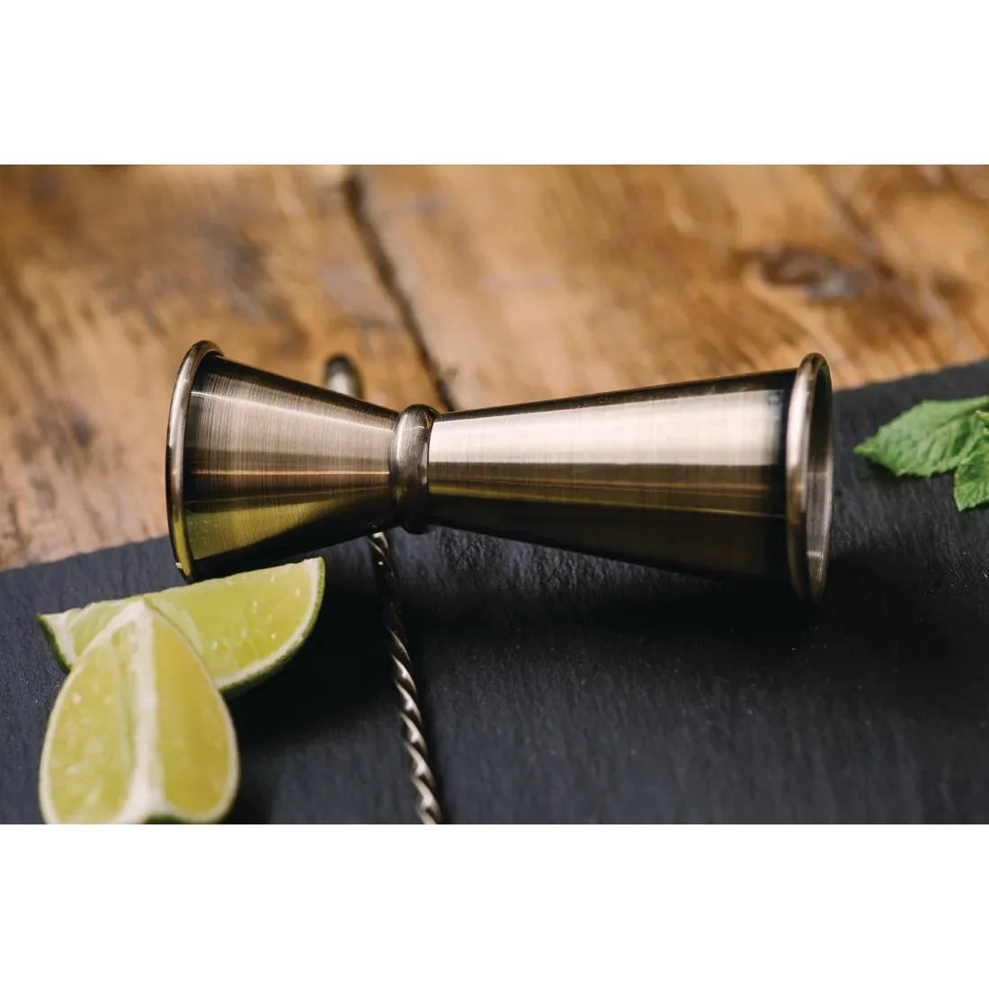 GK927 Beaumont Cocktail Jigger 25ml and 50ml - JD Catering Equipment Solutions Ltd