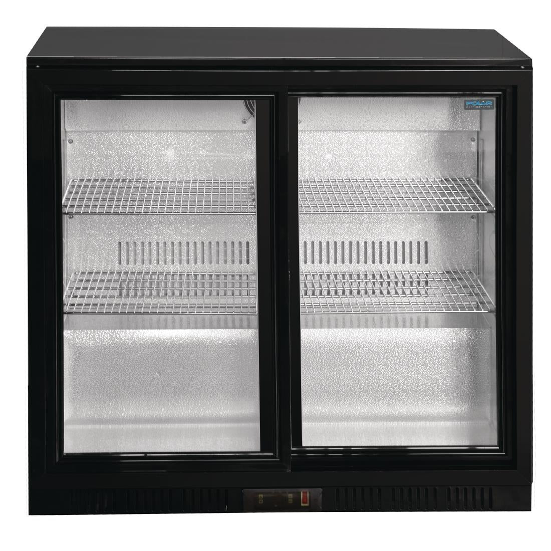 GL003 Polar G-Series Back Bar Cooler with Sliding Doors 208Ltr