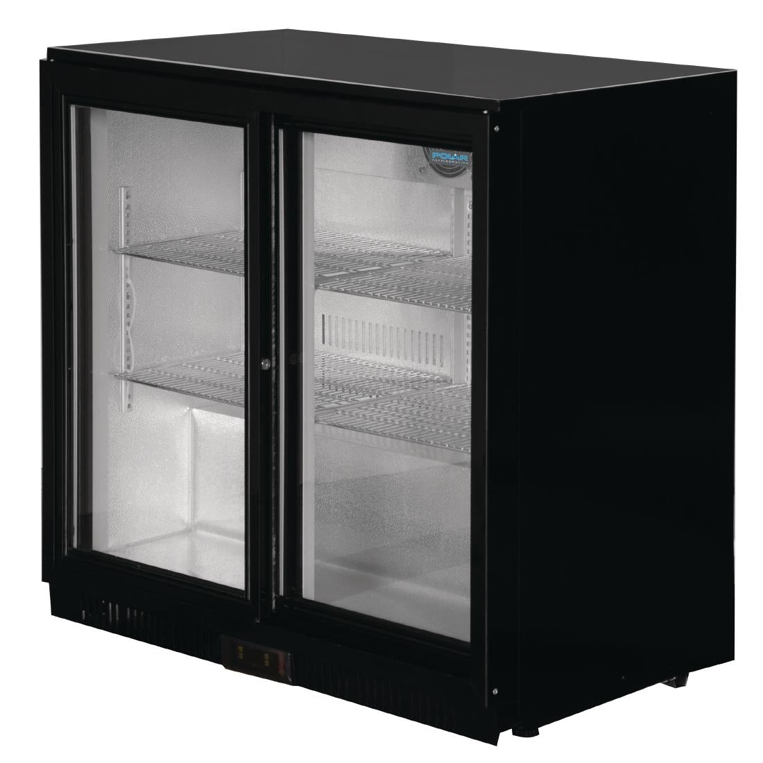 GL003 Polar G-Series Back Bar Cooler with Sliding Doors 208Ltr