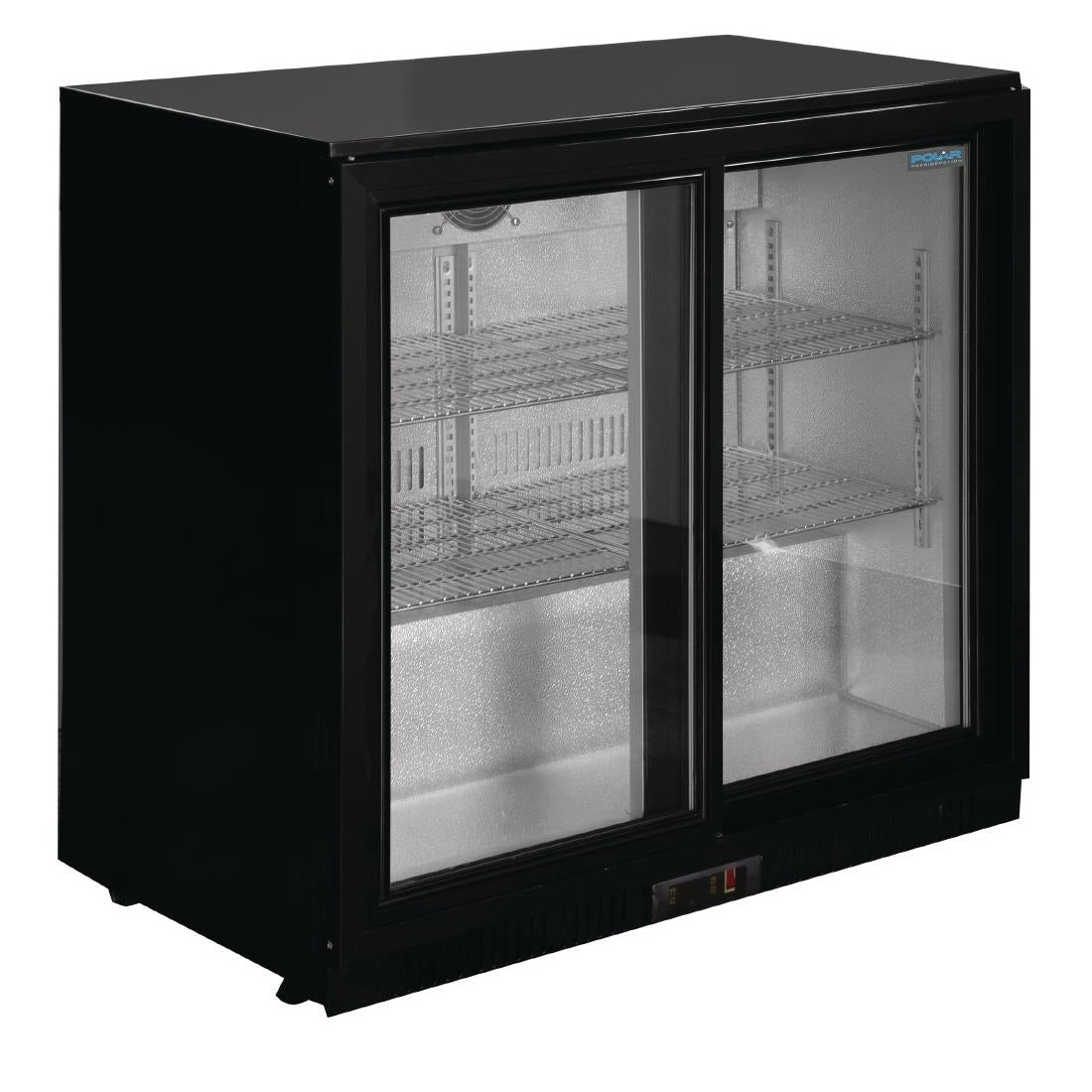 GL003 Polar G-Series Back Bar Cooler with Sliding Doors 208Ltr