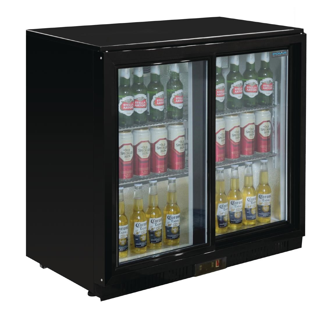 GL003 Polar G-Series Back Bar Cooler with Sliding Doors 208Ltr