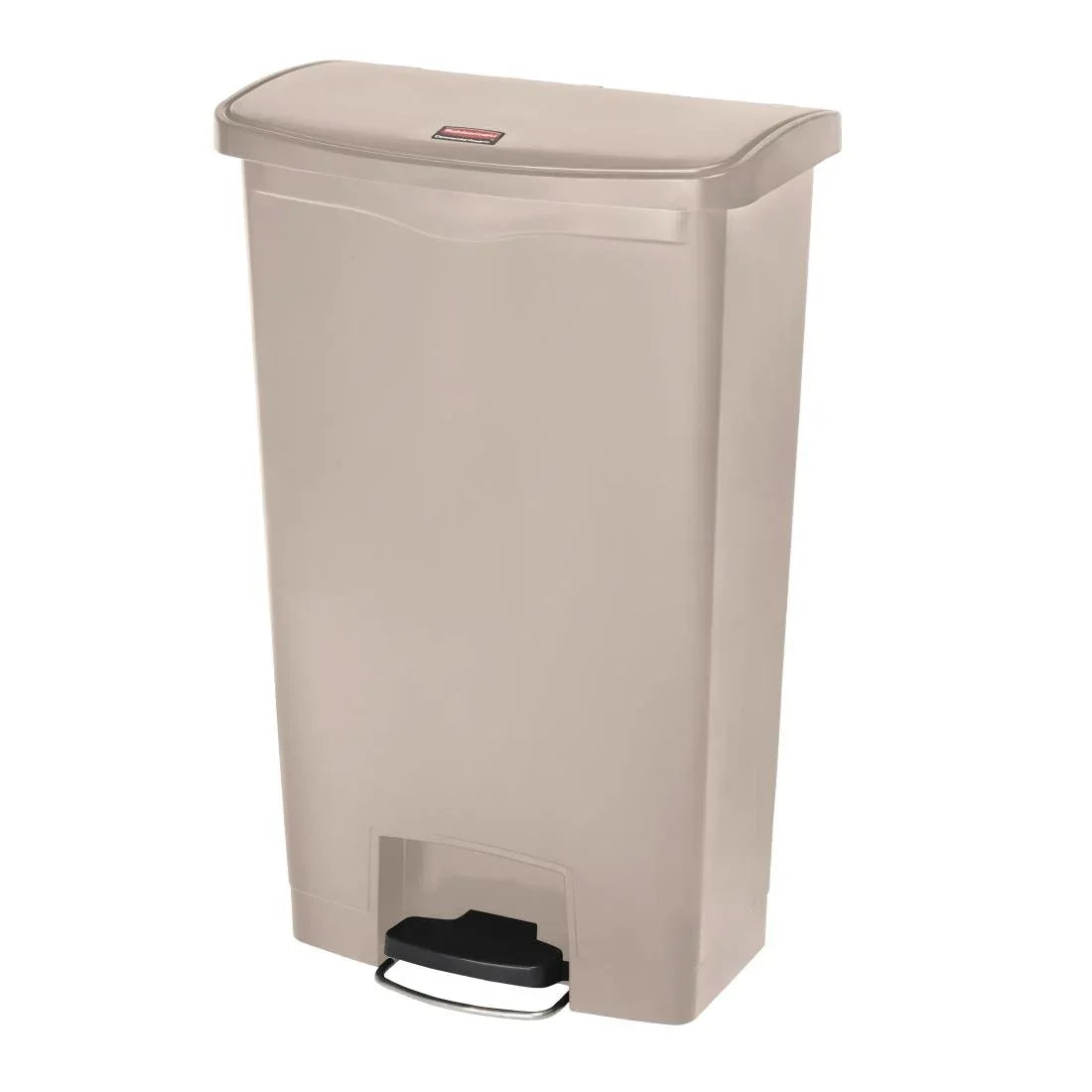 GL033 Rubbermaid Slim Jim Step on Front Pedal Beige 68Ltr