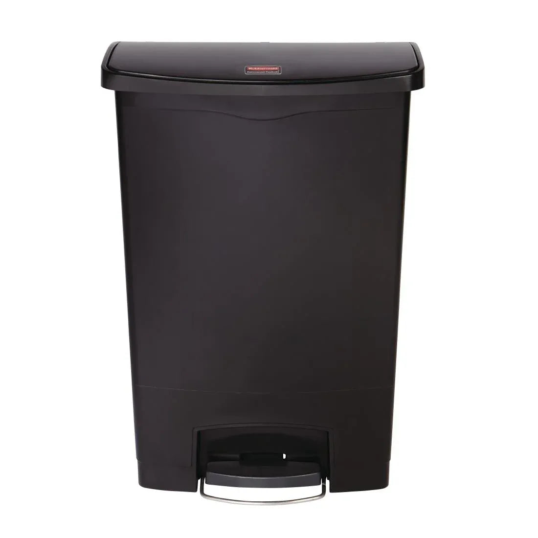 GL040 Rubbermaid Slim Jim Step on Front Pedal Black 90Ltr