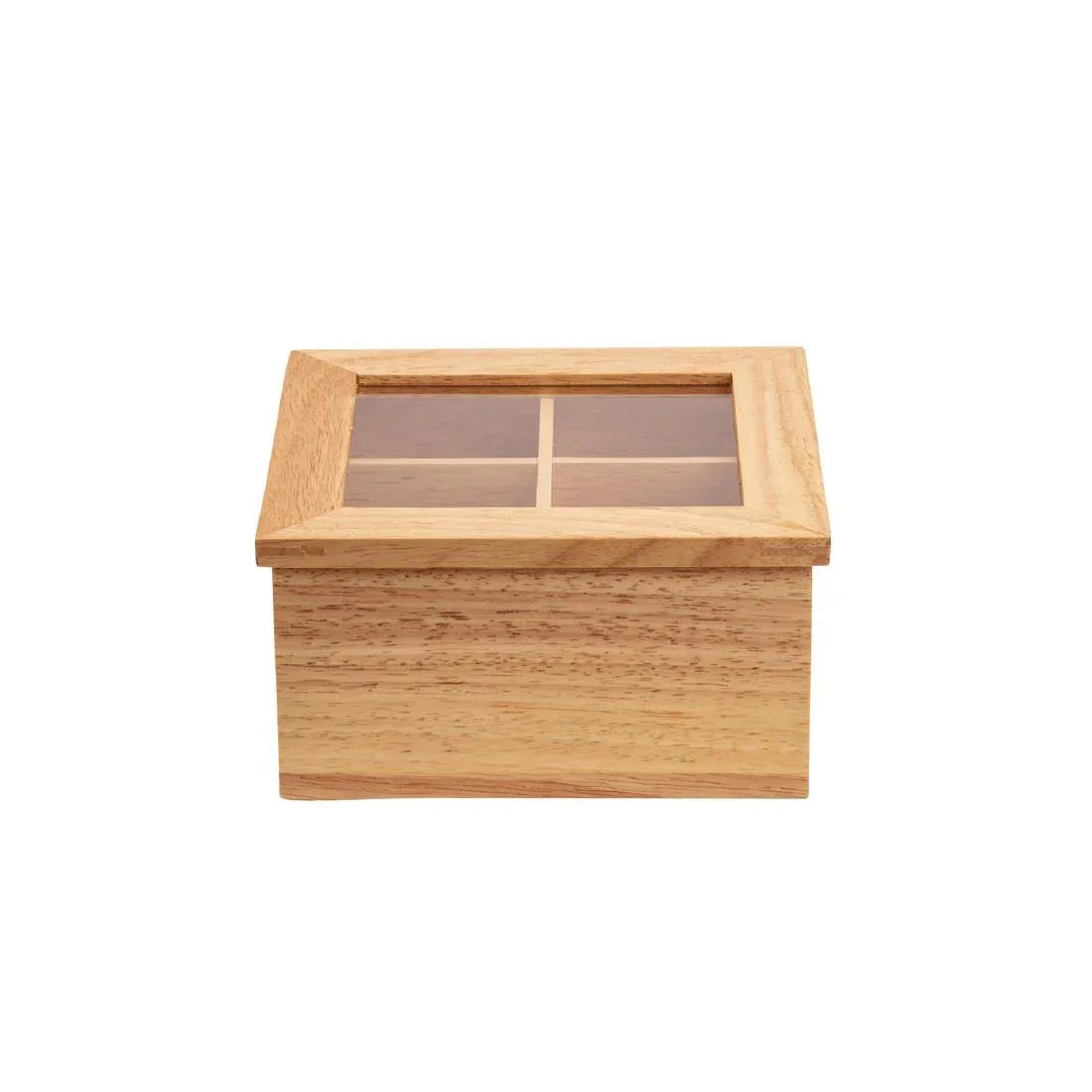 GL089 Olympia Mini Hevea Wood Tea Box