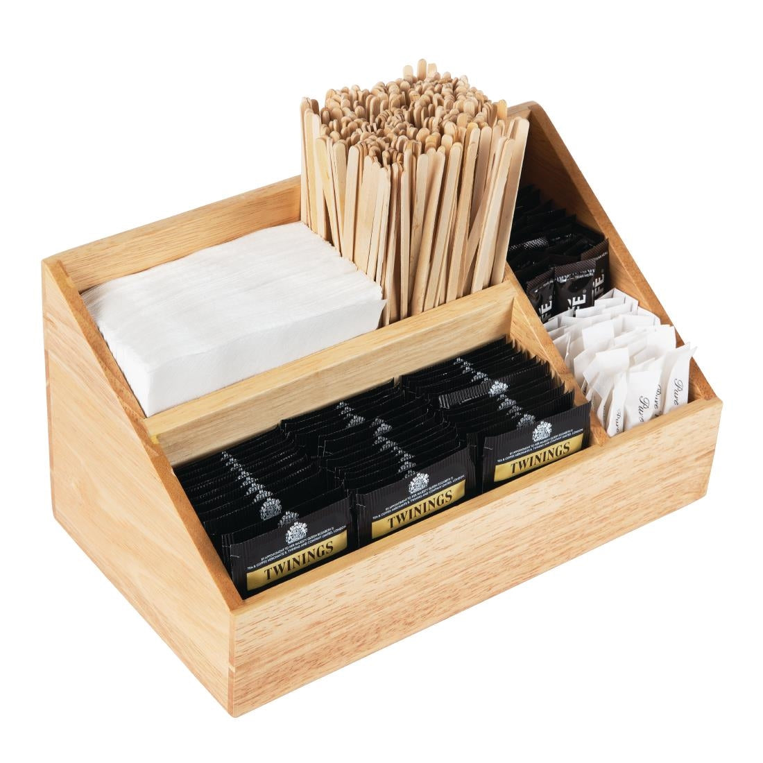GL090 Olympia Hevea Wood Tea Station