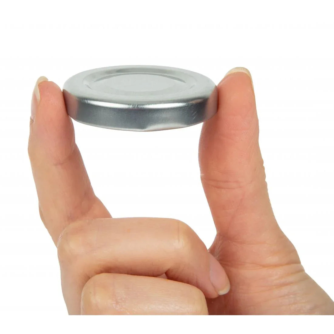 GL162 Silver Cap for Mini Milk Bottles (Pack of 18) - JD Catering Equipment Solutions Ltd