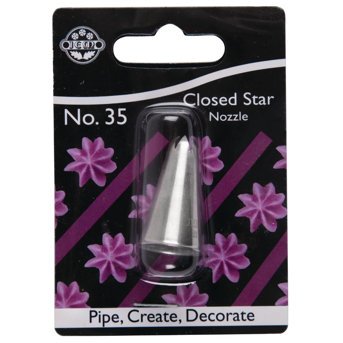 GL242 PME Closed Star Piping Nozzle 4mm