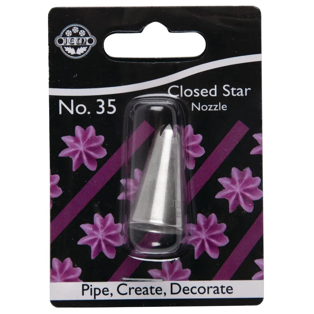 GL242 PME Closed Star Piping Nozzle 4mm - JD Catering Equipment Solutions Ltd