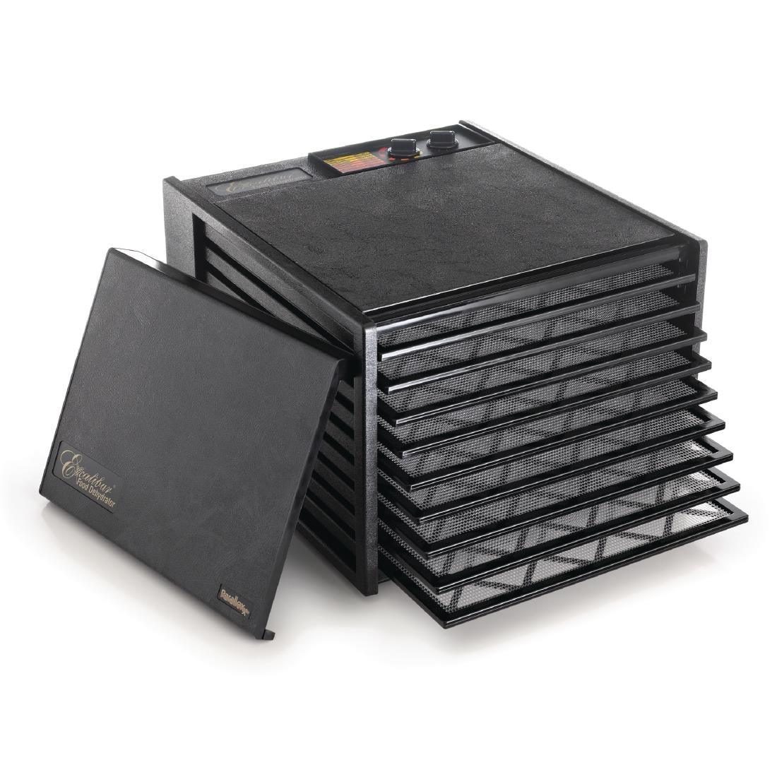 GL373 Excalibur 9 Tray Black Dehydrator with Timer 4926TB - JD Catering Equipment Solutions Ltd