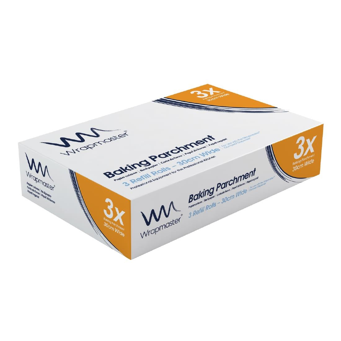 GL386 Wrapmaster Baking Parchment Refill for Wrapmaster Compact 300mm x 35m (Pack of 3)