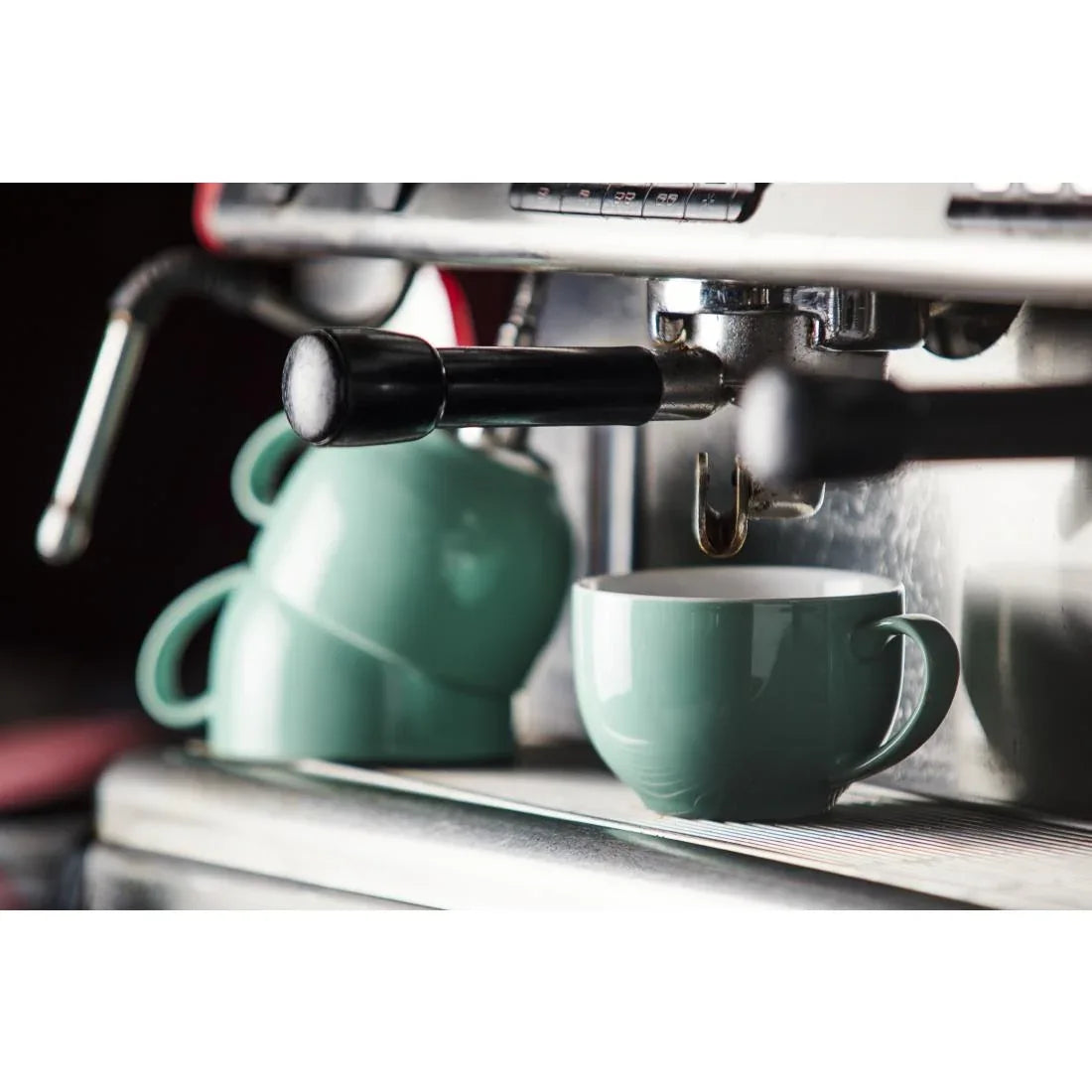 GL460 Olympia Cafe Coffee Cups Aqua 228ml (Pack of 12) - JD Catering Equipment Solutions Ltd
