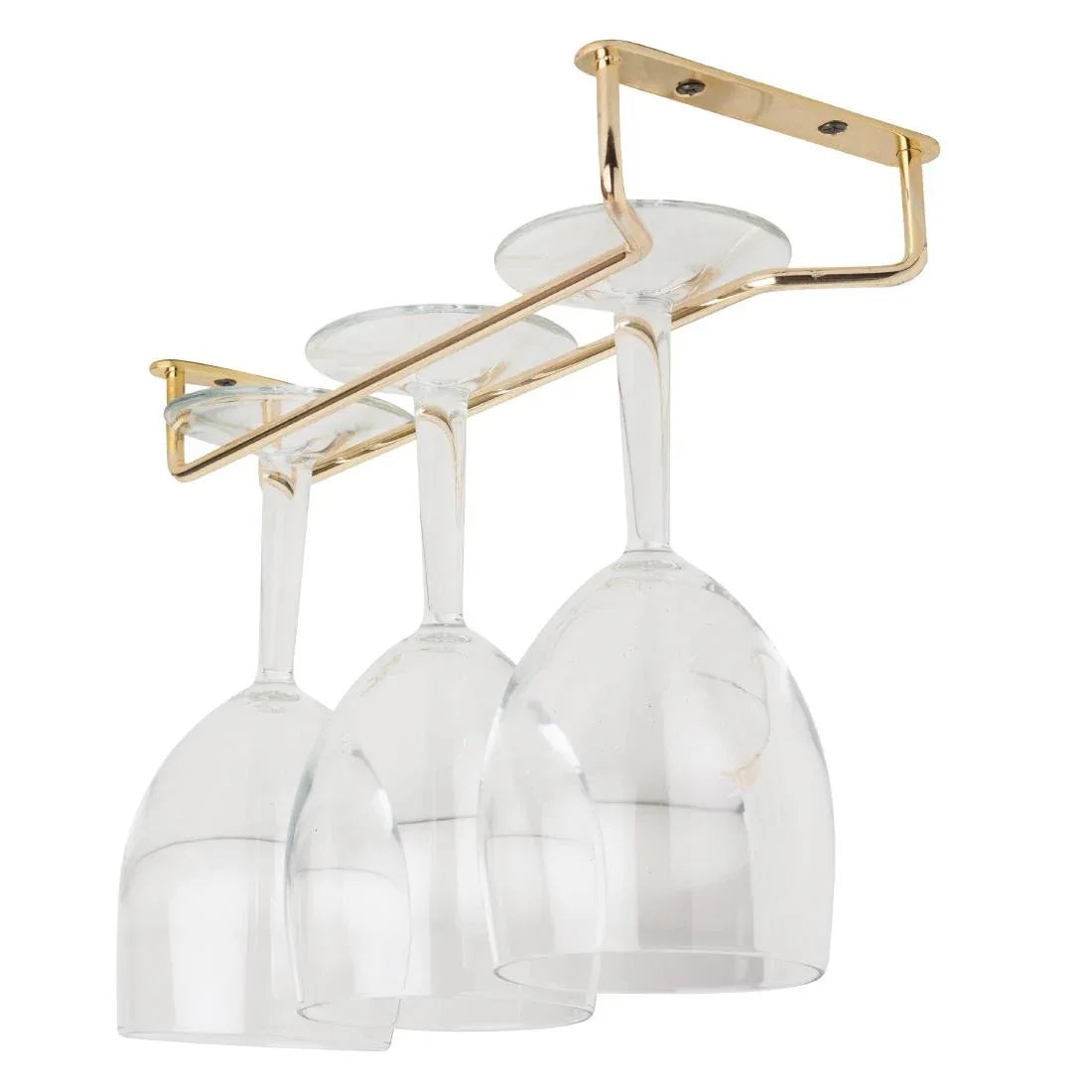 GM203 Beaumont Brass Wine Glass Rack 255mm - JD Catering Equipment Solutions Ltd