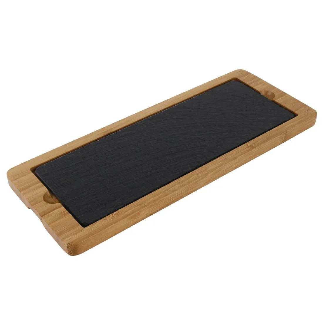 GM258 Olympia Wooden Base for Slate Platter 330 x 130mm - JD Catering Equipment Solutions Ltd