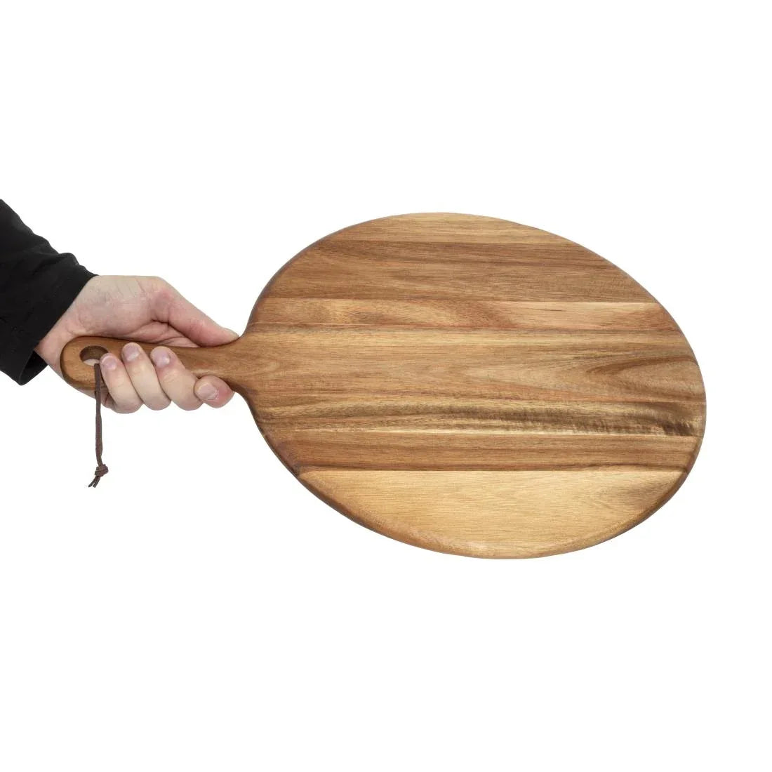 GM262 Olympia Acacia Wood Round Pizza Paddle Board 355mm - JD Catering Equipment Solutions Ltd