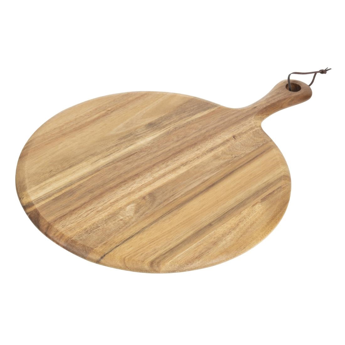 GM308 Olympia Acacia Wood Round Pizza Paddle Board 330mm GM308