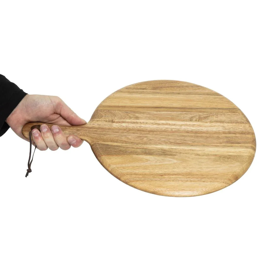 GM308 Olympia Acacia Wood Round Pizza Paddle Board 330mm GM308 - JD Catering Equipment Solutions Ltd