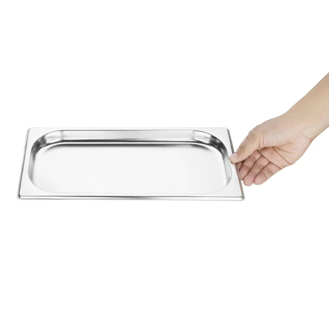 GM310 Vogue Stainless Steel 1/3 Gastronorm Pan 20mm - JD Catering Equipment Solutions Ltd