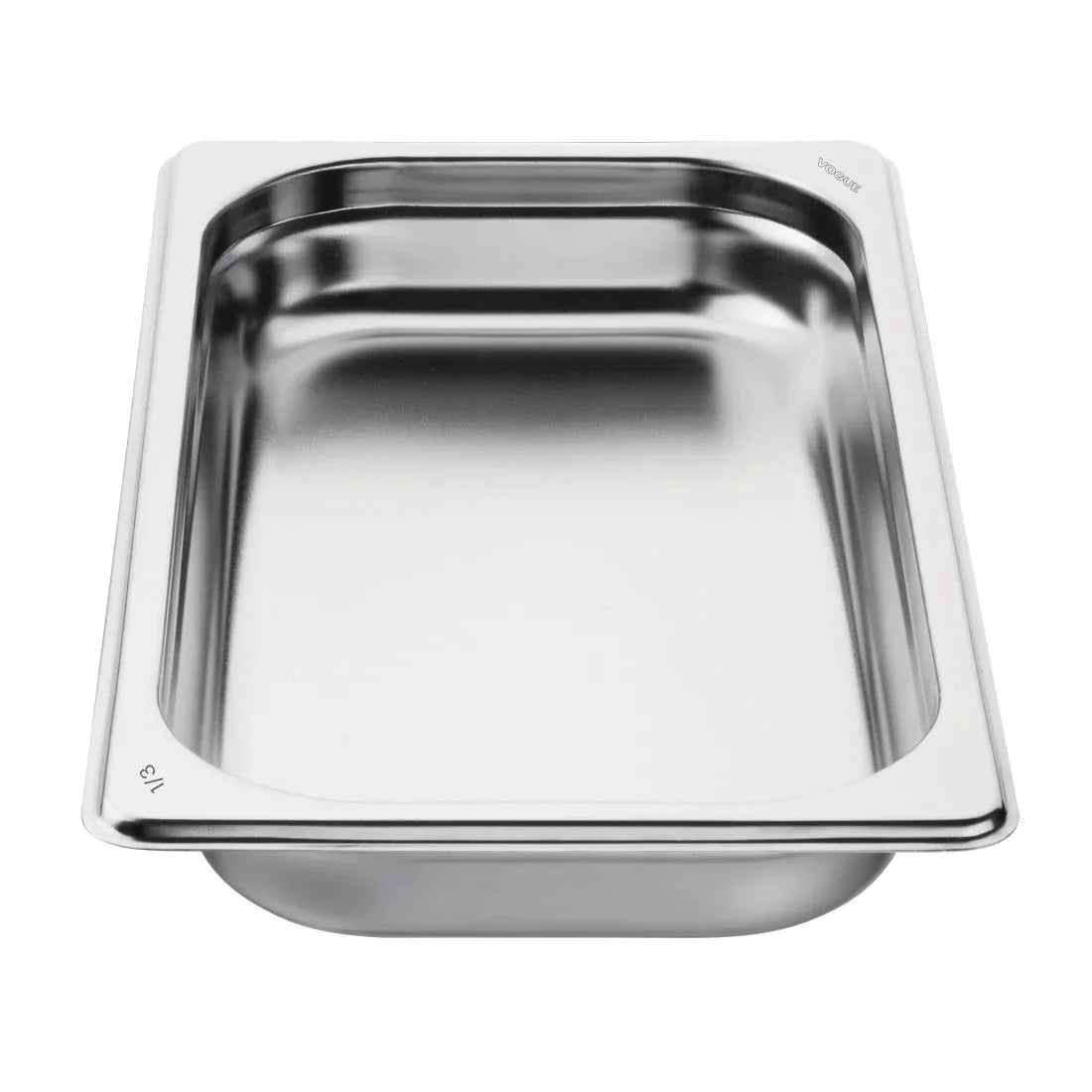 GM311 Vogue Stainless Steel 1/3 Gastronorm Pan 40mm - JD Catering Equipment Solutions Ltd
