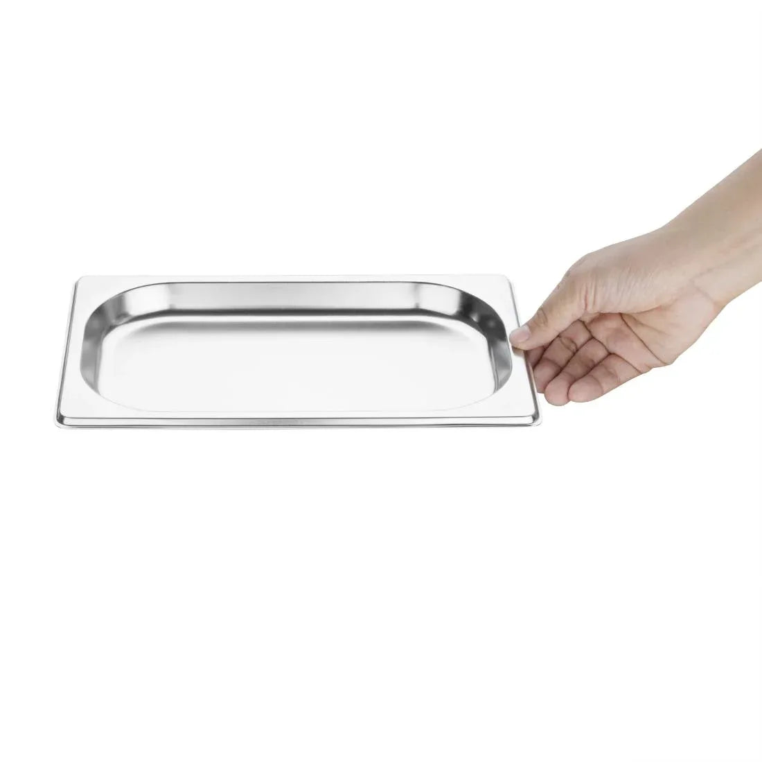 GM312 Vogue Stainless Steel 1/4 Gastronorm Pan 20mm - JD Catering Equipment Solutions Ltd