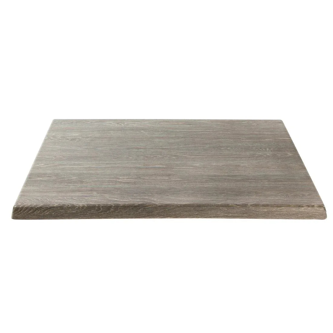GM434 Werzalit Pre-drilled Square Table Top Limed Oak 600mm