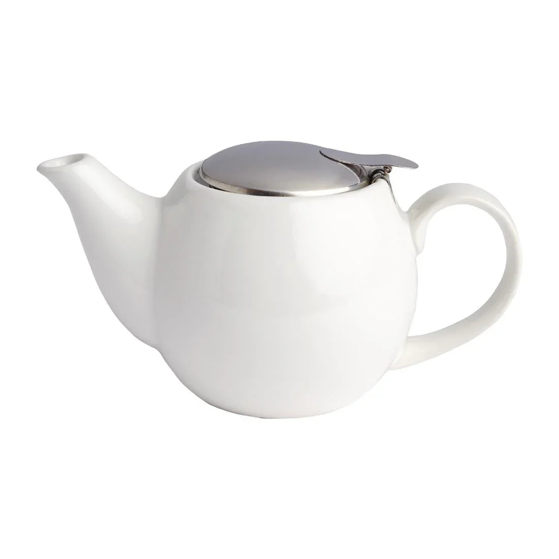 GM593 Olympia Cafe Teapot 510ml White - JD Catering Equipment Solutions Ltd