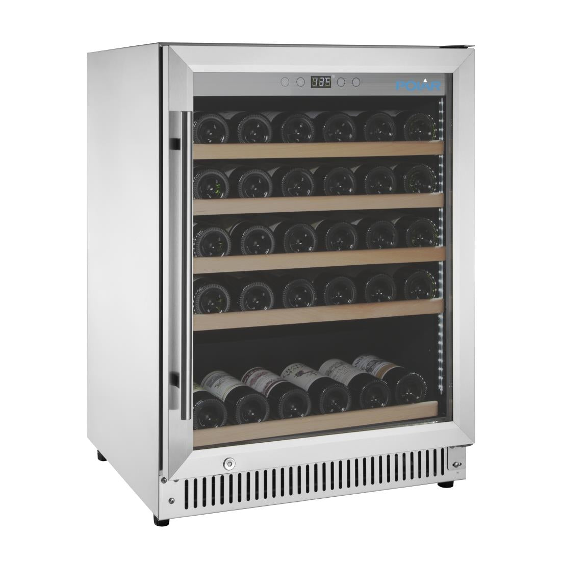 GM627 - Polar G-Series Stainless Steel Wine Fridge 51 Bottle