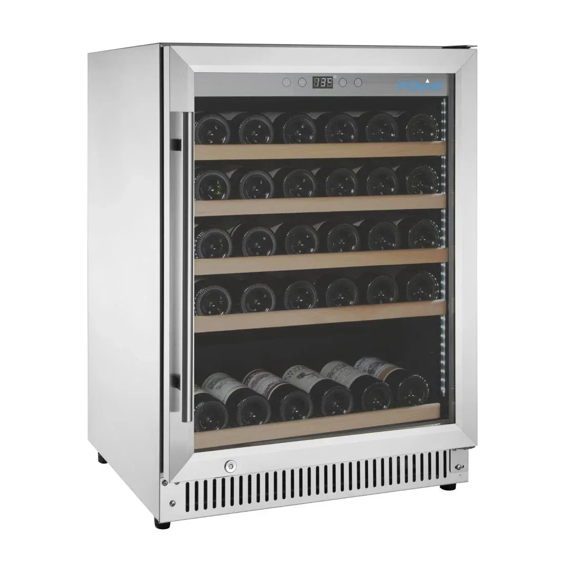 GM627 - Polar G-Series Stainless Steel Wine Fridge 51 Bottle