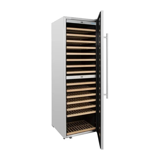 GM629 Polar G-Series Dual Zone Wine Fridge Stainless Steel - 172 Bottle
