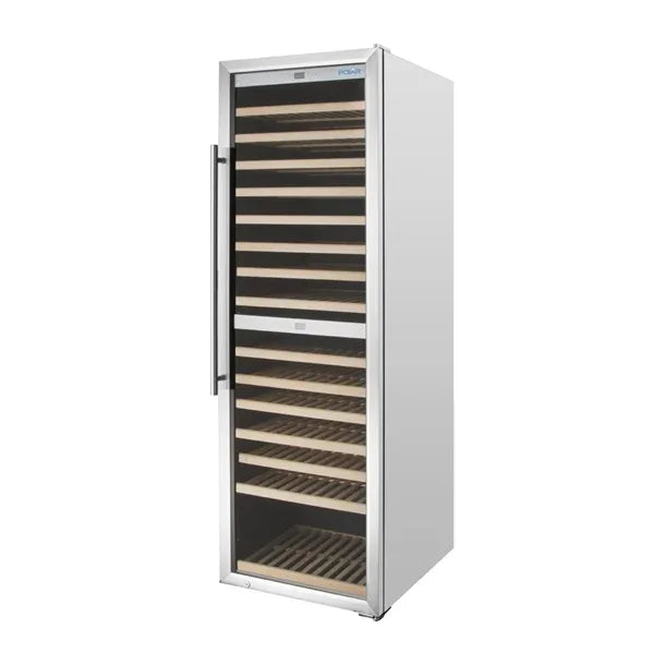 GM629 Polar G-Series Dual Zone Wine Fridge Stainless Steel - 172 Bottle