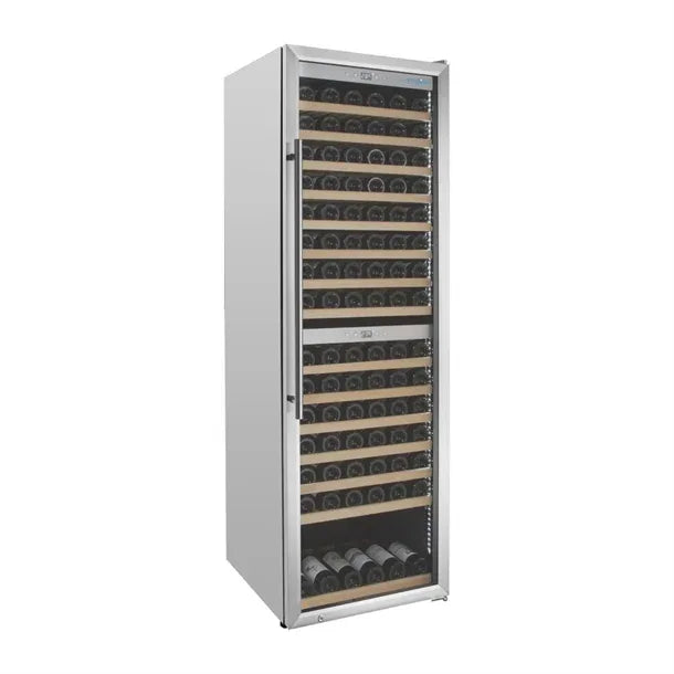 GM629 Polar G-Series Dual Zone Wine Fridge Stainless Steel - 172 Bottle