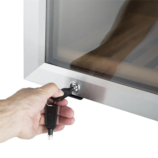 GM629 Polar G-Series Dual Zone Wine Fridge Stainless Steel - 172 Bottle