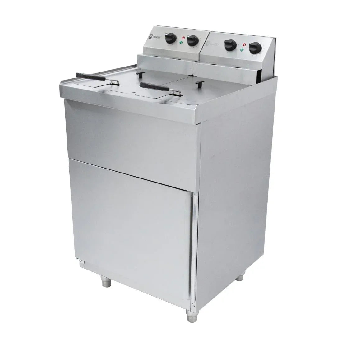 GM704 Parry Twin Tank Twin Basket Free Standing Electric Fryer NPDF6 - JD Catering Equipment Solutions Ltd
