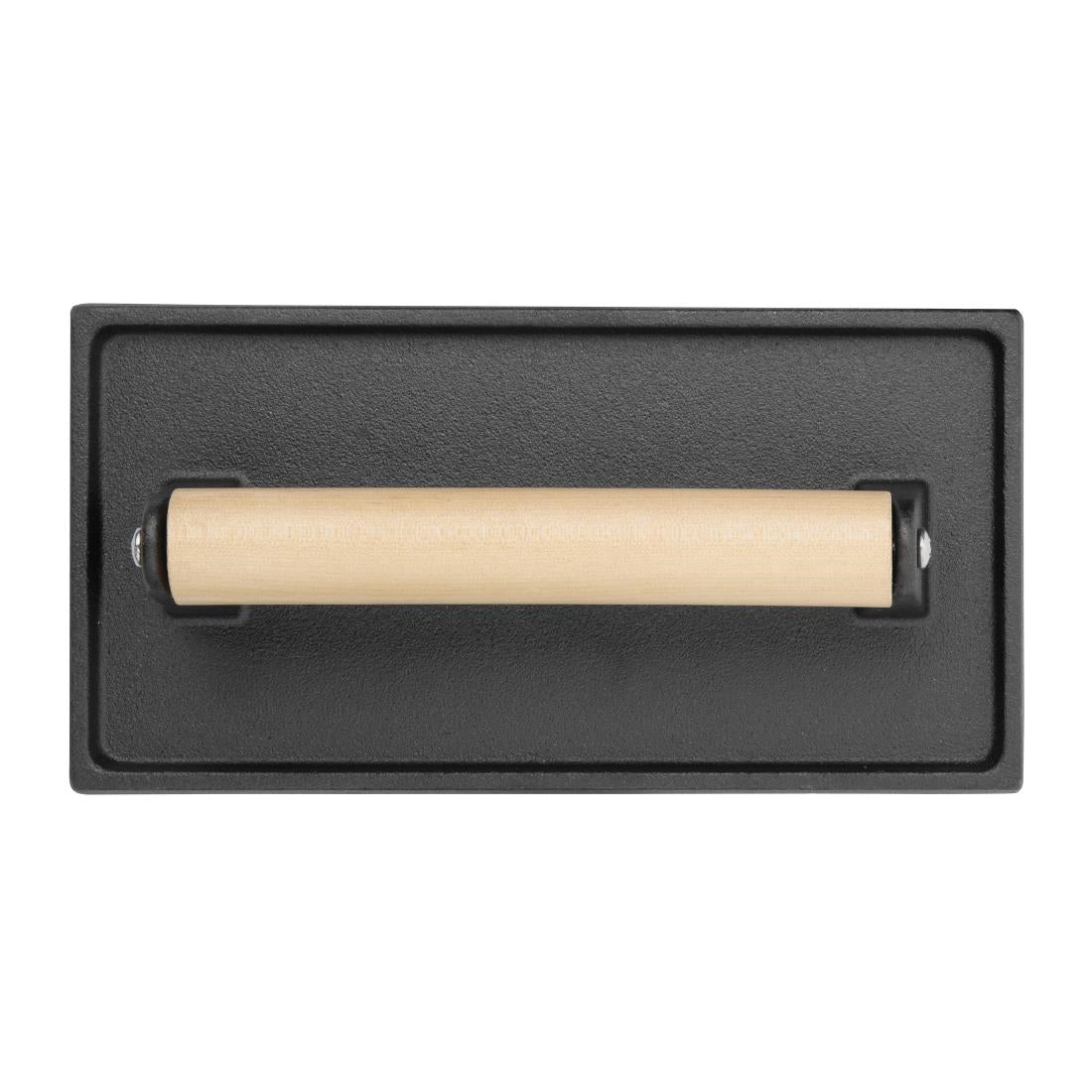 GN770 Vogue Cast Iron Steak Weight with Wood Handle