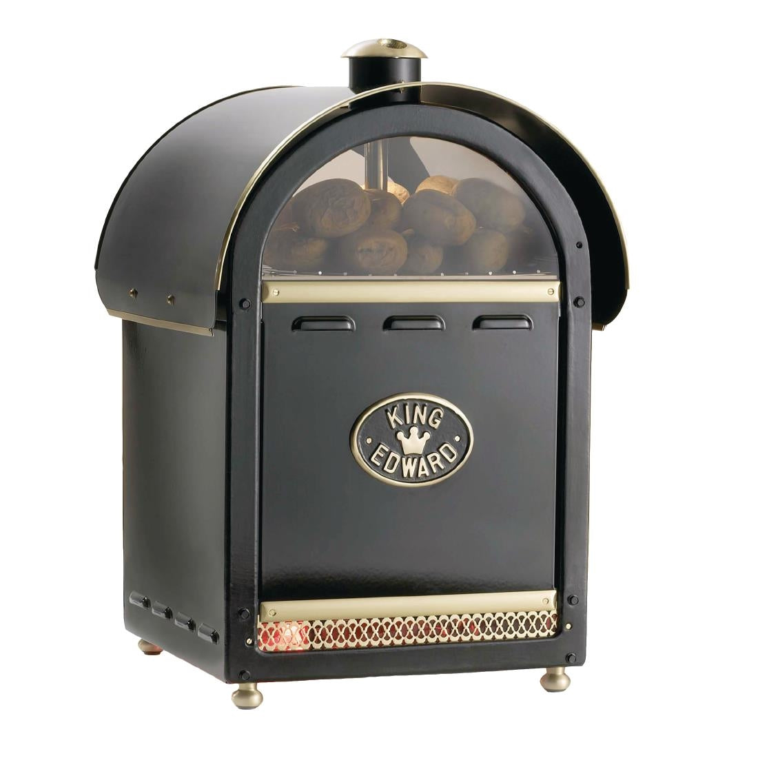 King Edward Combo Deal - Large Potato Baker Black PB2FV/BLK + 3 pot wet Bain Marie CBM2