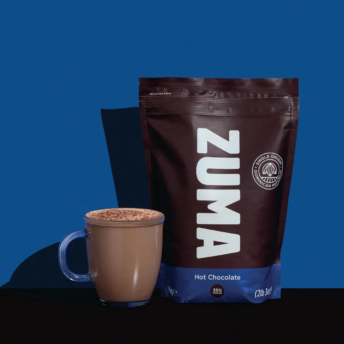 GP391 Zuma Dominican Republic Origin Hot Chocolate 1kg Bag - JD Catering Equipment Solutions Ltd