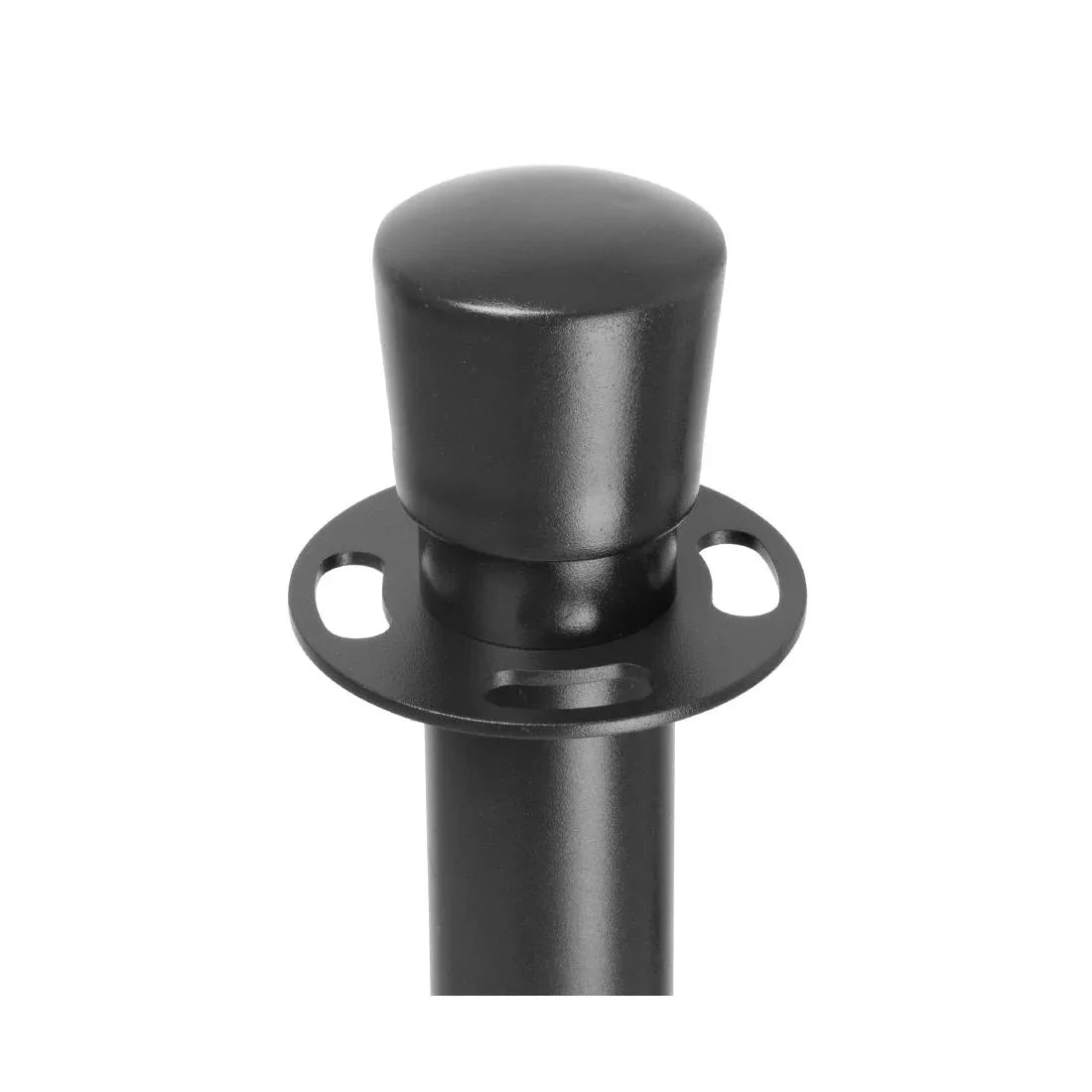 GP638 Bolero Flat Base Barrier Posts Black (Pack of 2)